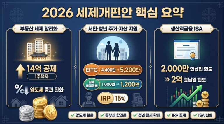 2026년 세제개편안